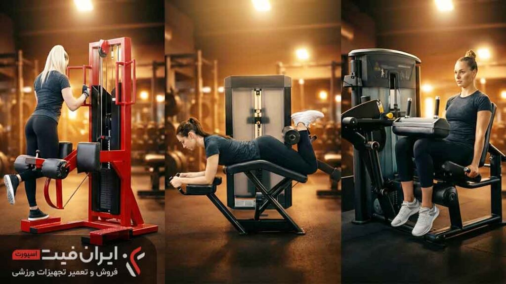 تمرین با دستگاه Curl Extension (Leg Curl) برای تقویت پشت پا
